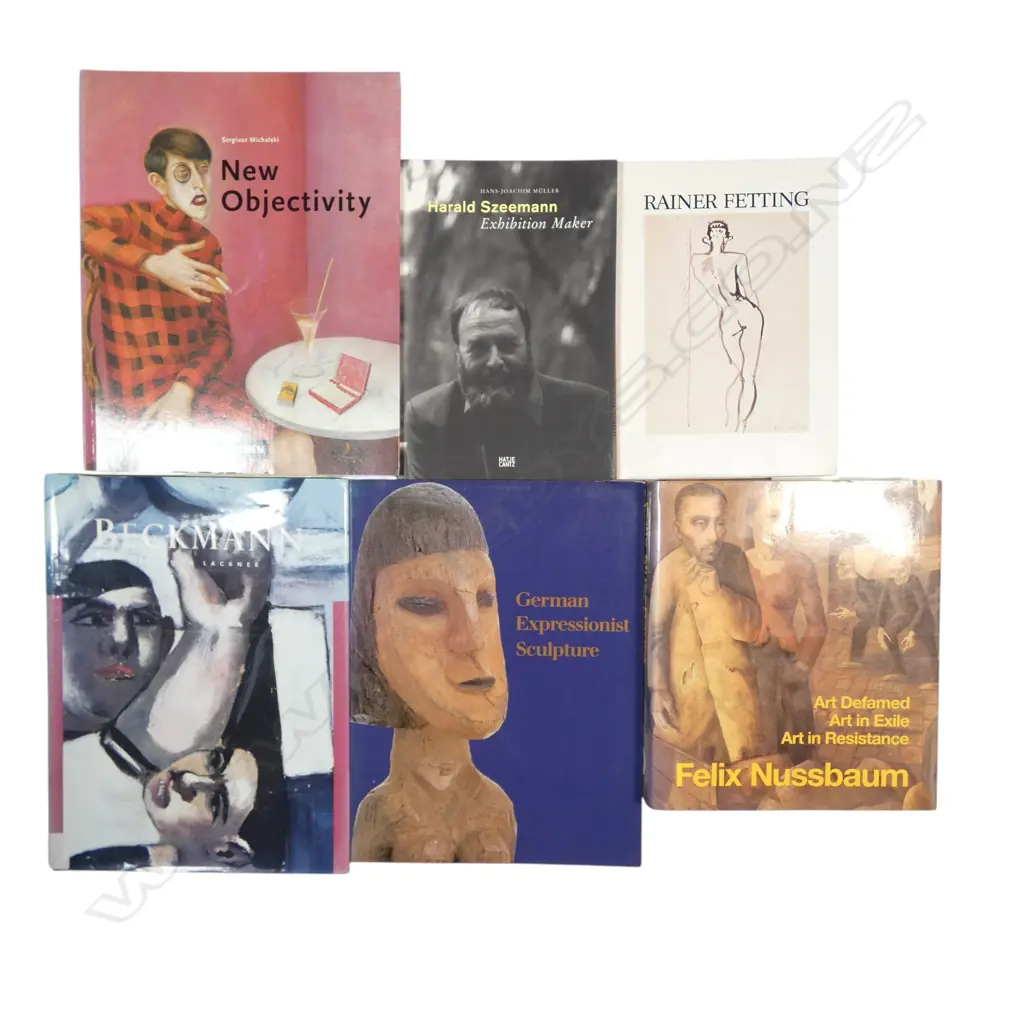 SIX PUBLICATIONS ON GERMAN PAINTING - INCL. BECKMANN Image 1++